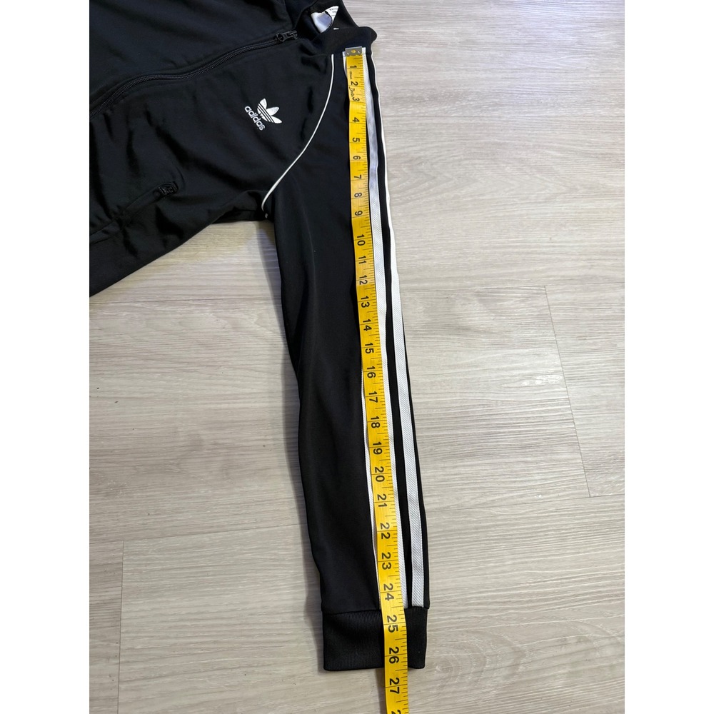 Adidas Originals Boys Primeblue SST Track Jacket Black White 11-12Y M GN8451 - Picture 6 of 11